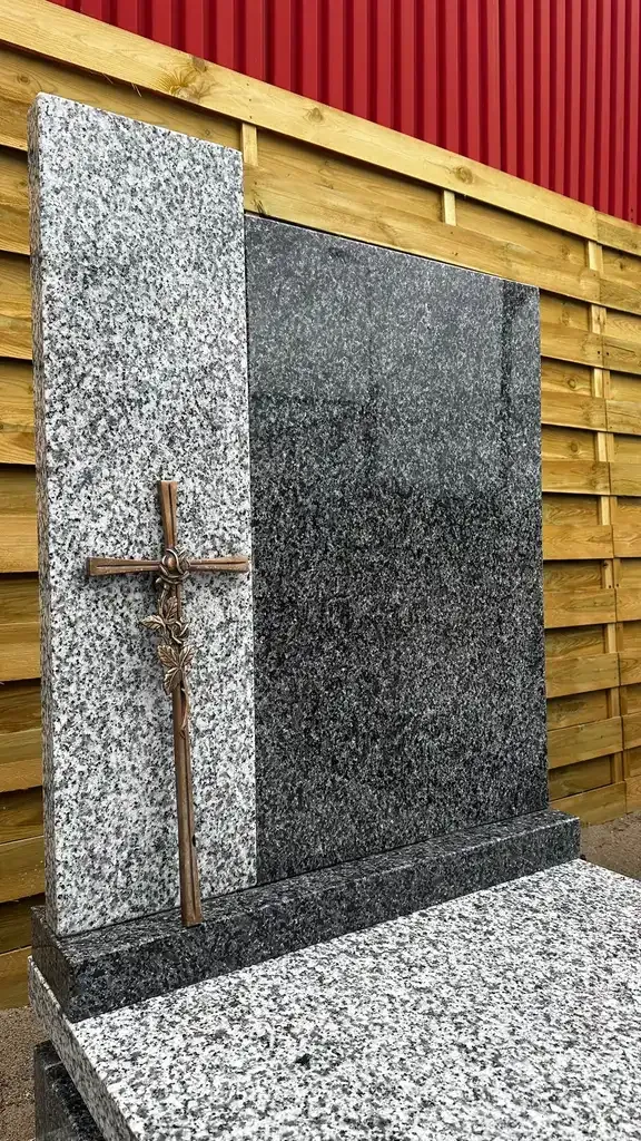 Nagrobek granitowy płyta