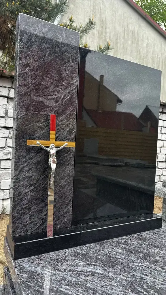 Nagrobek granitowy płyta